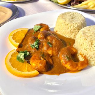 Caril Picante de Gambas