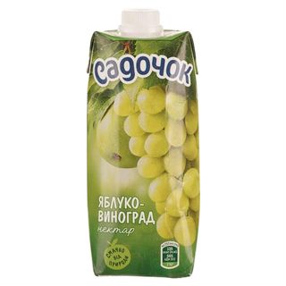 Сiк Садочок виноград-яблуко (0,5л)