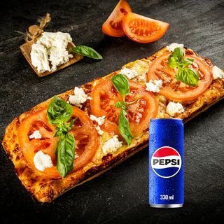 Pocket Pizza Mediteraneana + Pepsi