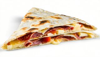 Piadina salame nostrano e pecorino