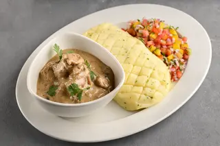 Creamy Mushroom Comfort + Mashed Potatoes