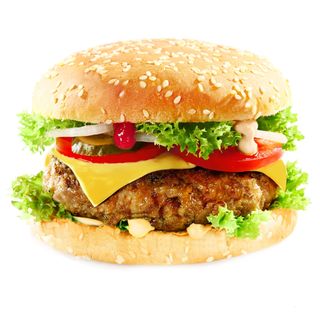 Chickenburger i prilog