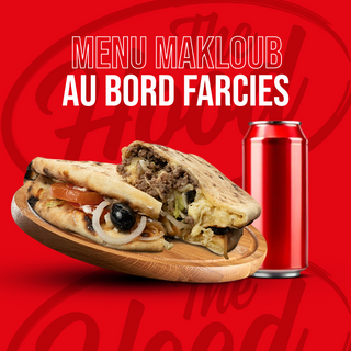 Menu Makloub au bords farcies