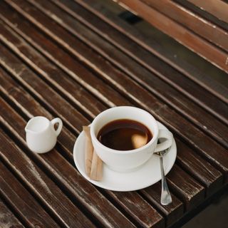 Американо з безлактозним молоком 