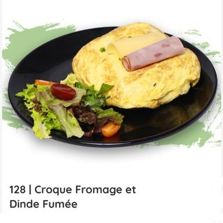 Croque  Fromage et Dinde Fumée