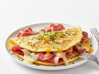 Omelette Charcuterie Au Fromage