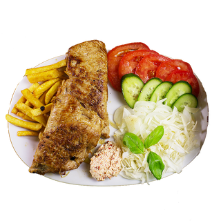 Punjena bela vešalica 300 g