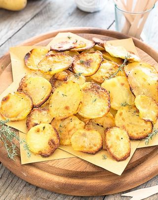 Patate chips al forno