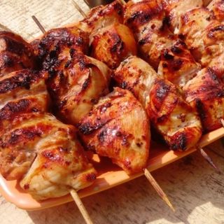 ქათმის მწვადი გრილზე