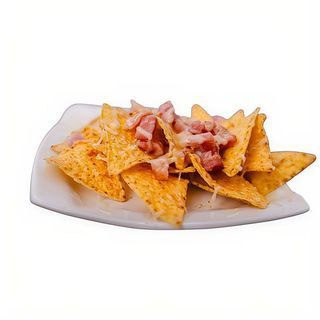 Nachos Con Bacon Frito