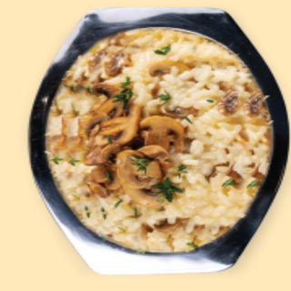 Arroz con champíñones