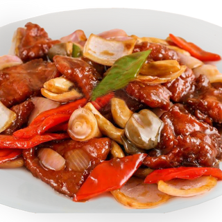 #13 Wok ternera con ostras