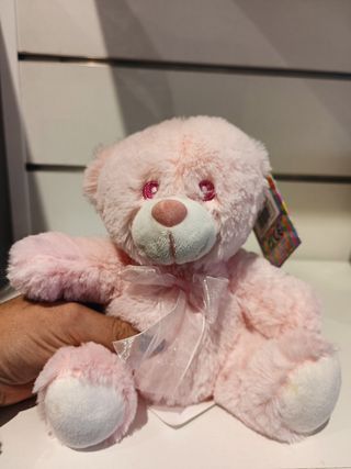 Oso Peluche Pequeño Rosa 
