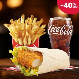 ცხარე ქათმის ვრეპის კომბო