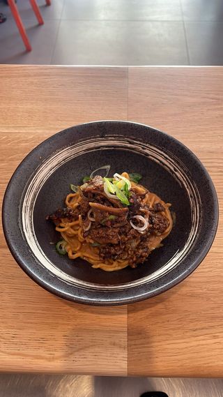 Noodles ragout di maiale