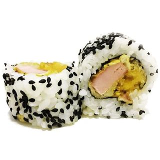 Spicy atún frito crunch