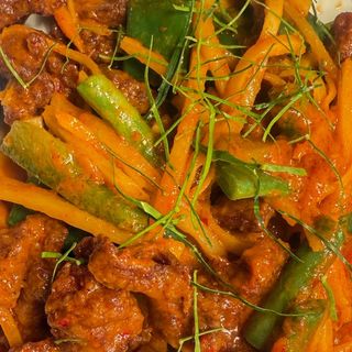 Phad Prik Khing Con Carne De Res