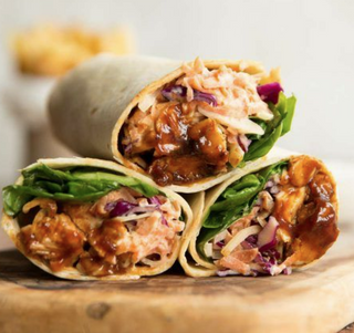 Wrap de pollo bbq
