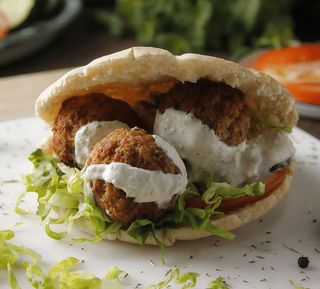 Falafel em Pão Pita