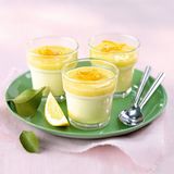 panna cotta citron
