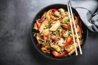 Wok Poulet Sauce Thaï