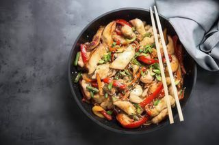 Wok Poulet Sauce Thaï