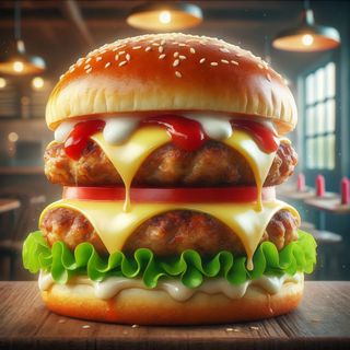 Hamburguesa Mixta Doble