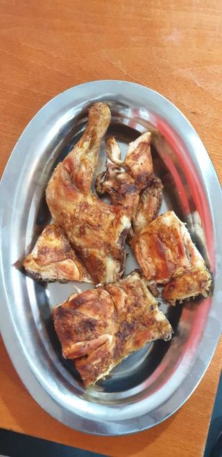 Frango no churrasco