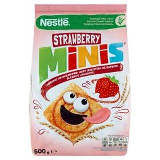Płatki śniadaniowe truskawkowe Cini Minis Nestle. 0.5кг