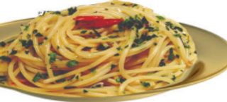 Spaghetti aglio, olio e peperoncino