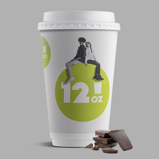 Hot Black chocolate macchiato