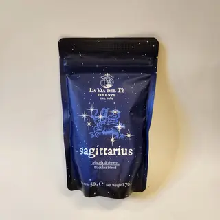 Sacchetto richiudibile 50 gr di tè in foglie dedicato al segno