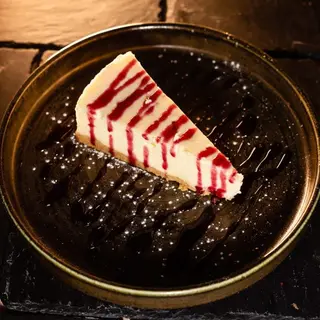 Cheesecake Con Sirope De Frambuesa