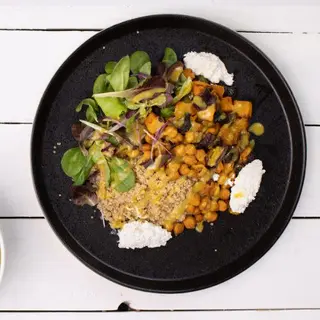 Ensalada quinoa y garbanzos 
