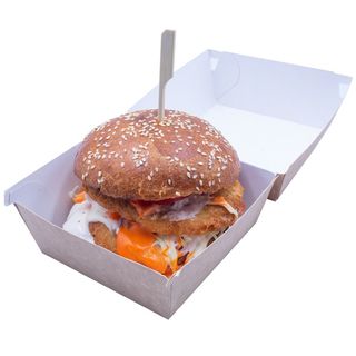 Dublu Cheeseburger Pui