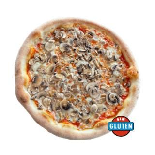PIZZA FUNGHI SIN GLUTEN