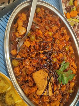 Caponata di pesce spada e melanzane