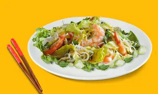 Ensalada con langostinos 鲜虾沙拉
