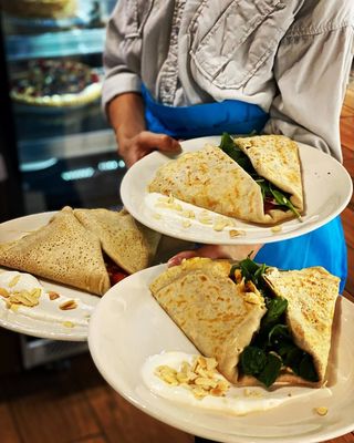 Naleśniki z szpinakiem i lazurem 