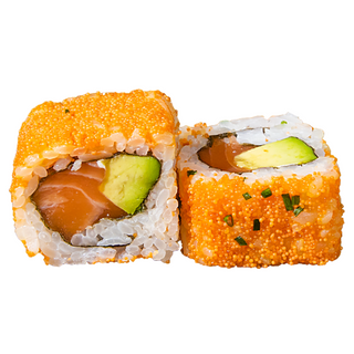 Uramaki de Salmão e Abacate (8 peças)