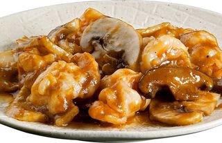 242 Gamberetti Con Bambù E Funghi