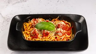 Meatballs pasta