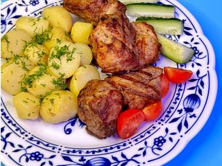 Ошийок гриль з  картоплею (400g)