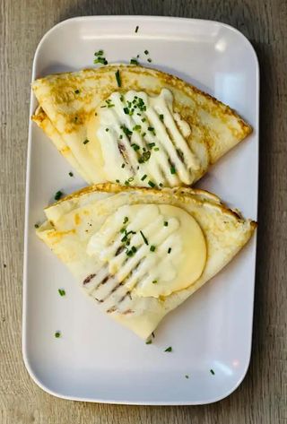 Naleśniki Łosoś + mozzarella