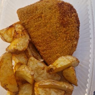 Cordon Bleu con patatas fritas