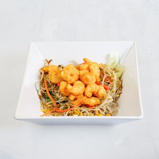 96. Kraljevske kozice s indijskim orasima i povrćem