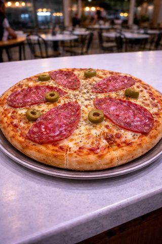 Pizza Calabresa (8 Porciones)