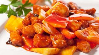 104. Pollo agrodolce