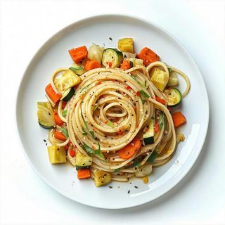 37 Spaghetti di soia con verdure