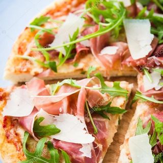 Pizza Presunto & Burrata ( 1 Pessoa )